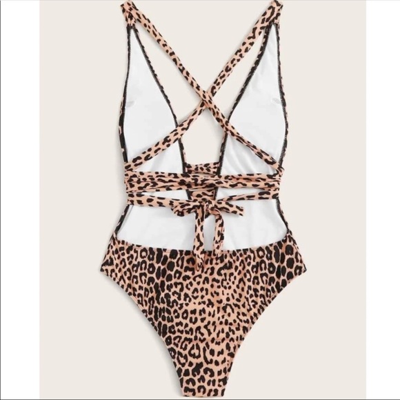 💃🏻Everly Leopard Print Monokini - Picture 3 of 9